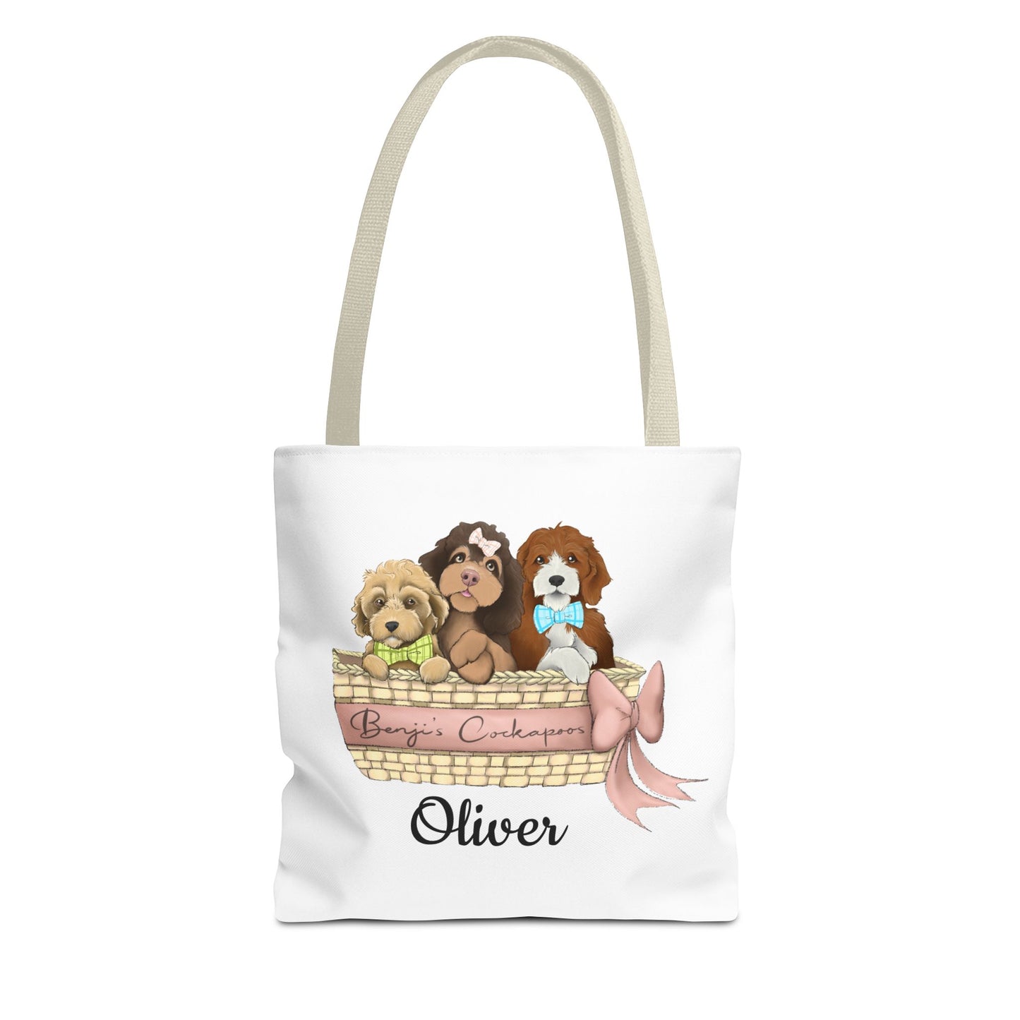 Oliver  Benjis Cockapoos Tote Bag