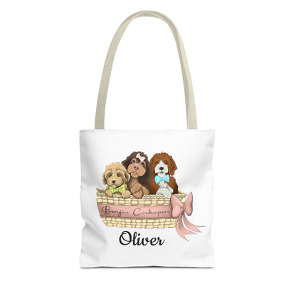 Oliver  Benjis Cockapoos Tote Bag
