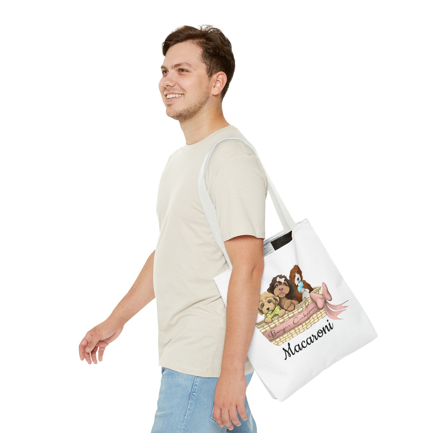 Macaroni  Benjis Cockapoos Tote Bag