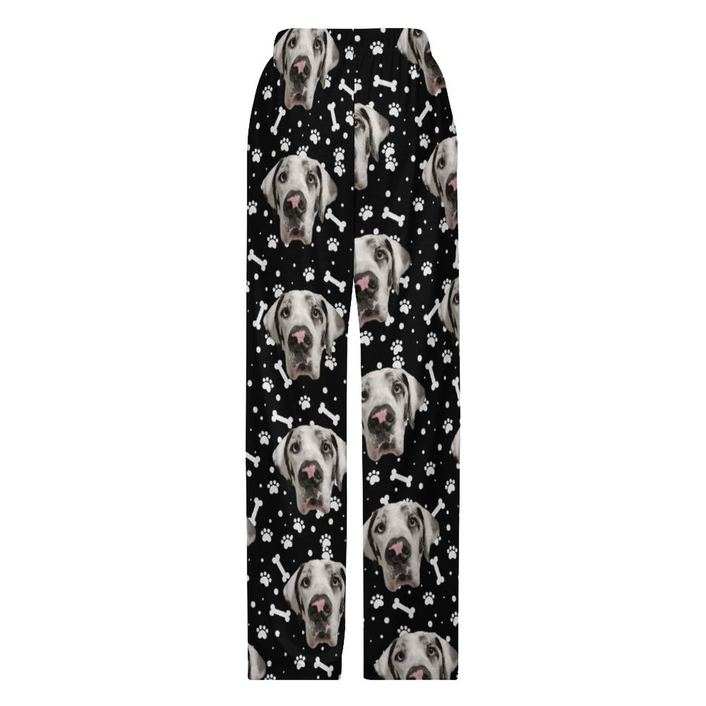 FACE w PAWS-n-BONES Women's Pajamas Pants