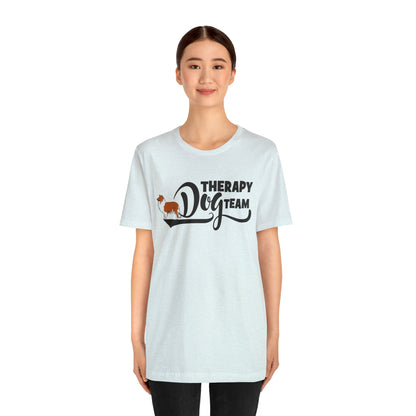 THERAPY DOG TEAM - ROUGH COLLIE   -  Unisex Short Sleeve Tee