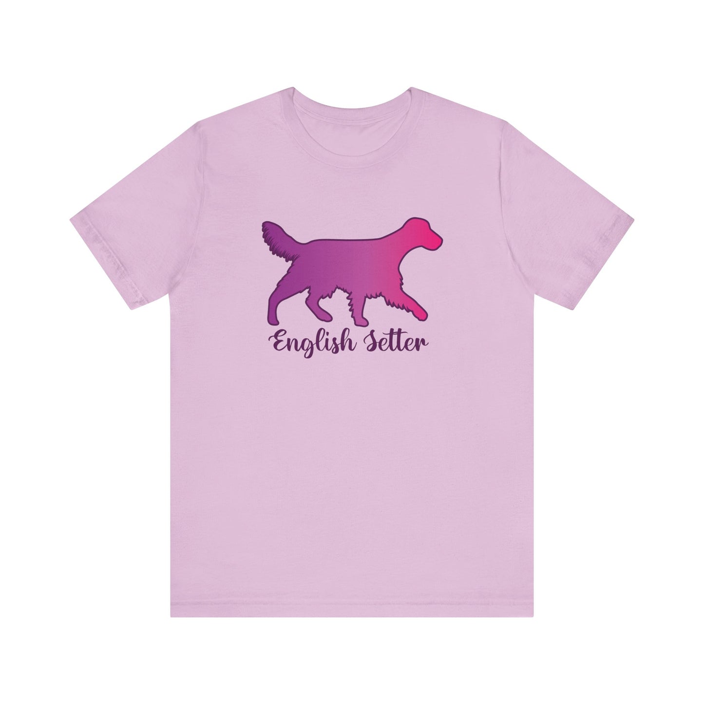 ENGLISH SETTER  Silhouette Unisex Jersey Short Sleeve Tee