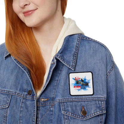 Copy of LIZZIE CAN AM Iron-On Patches white