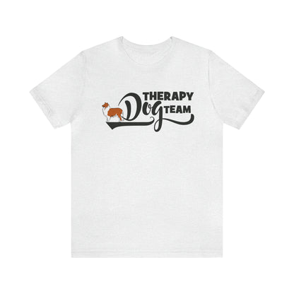 THERAPY DOG TEAM - ROUGH COLLIE   -  Unisex Short Sleeve Tee