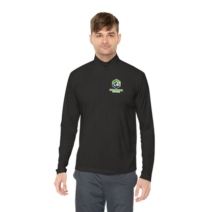 EVERGREEN DISC DOGS Unisex Quarter-Zip Pullover