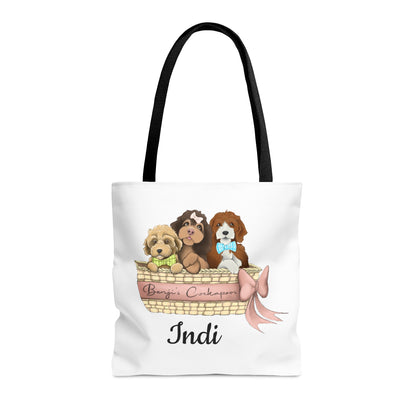 *Indi - Benjis Cockapoos Tote Bag