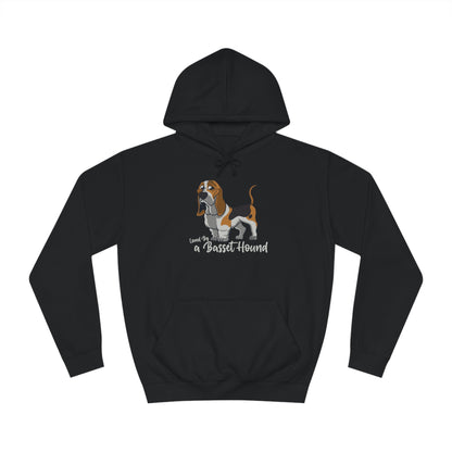 LOVED BY  BASSET 4 Unisex College Hoodie