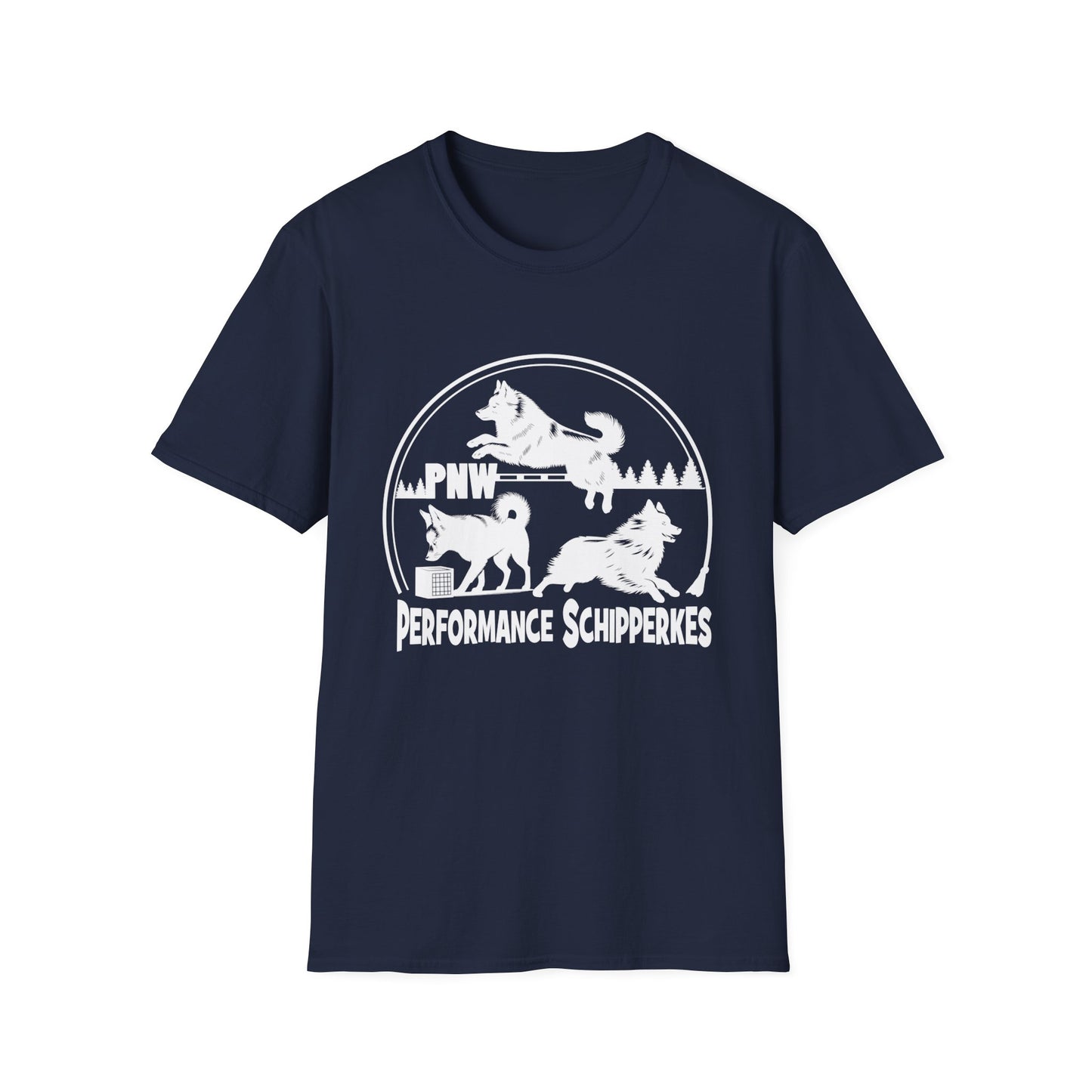 PNW Schipperkes Unisex Softstyle T-Shirt