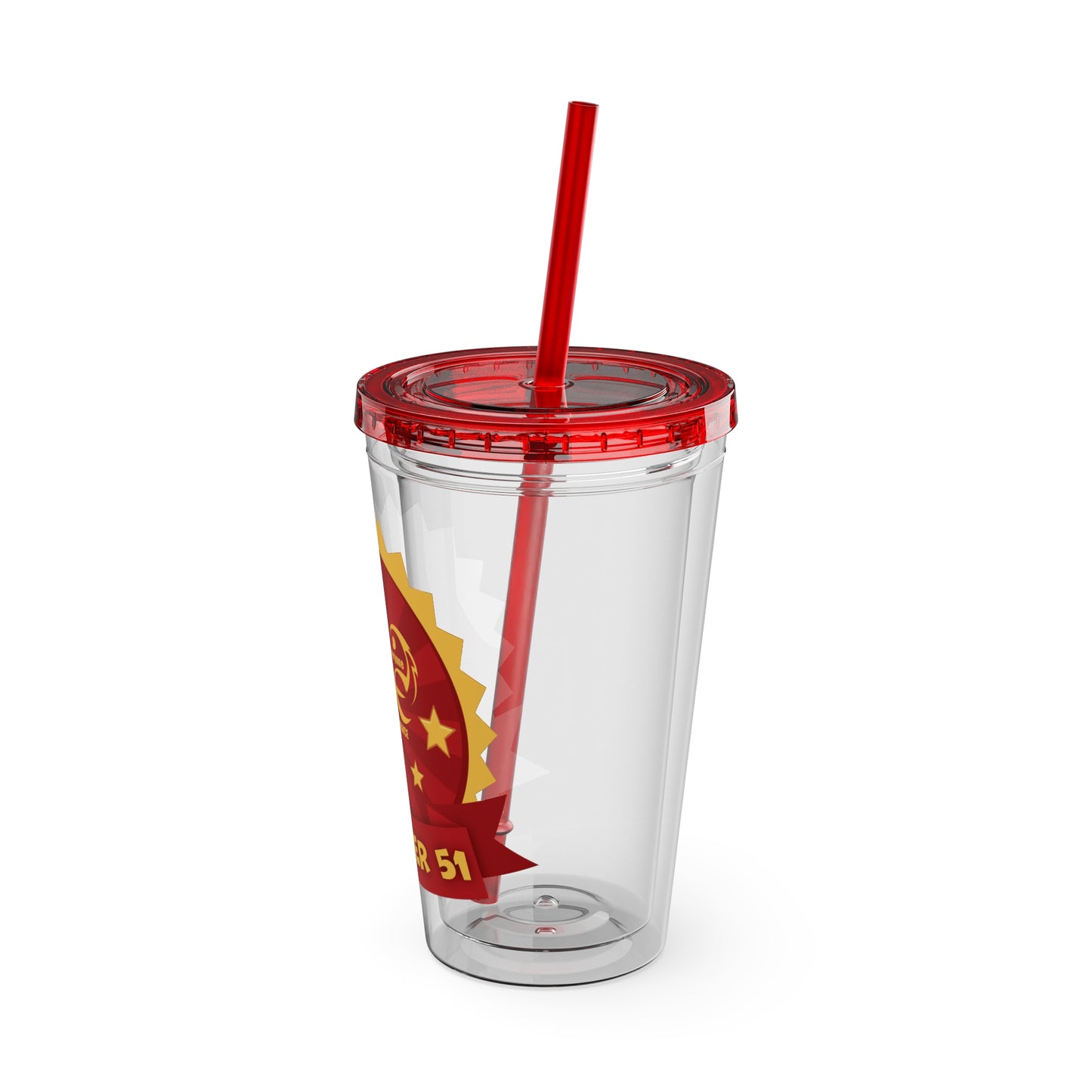 CPE SNOOKER 51 Sunsplash Tumbler with Straw, 16oz