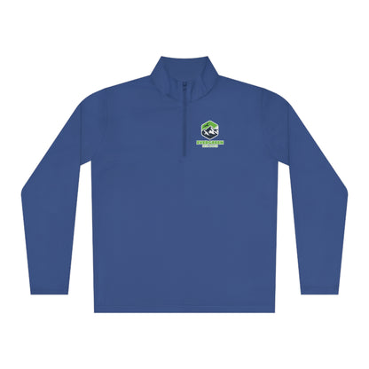 EVERGREEN DISC DOGS Unisex Quarter-Zip Pullover