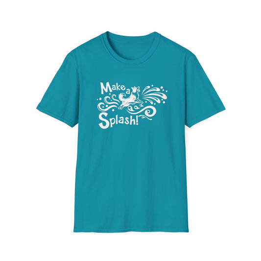 MAKE A SPLASH - BORDER COLLIE Unisex Softstyle T-Shirt