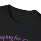 JUMPING FOR CANDI - Flowers Unisex Softstyle T-Shirt