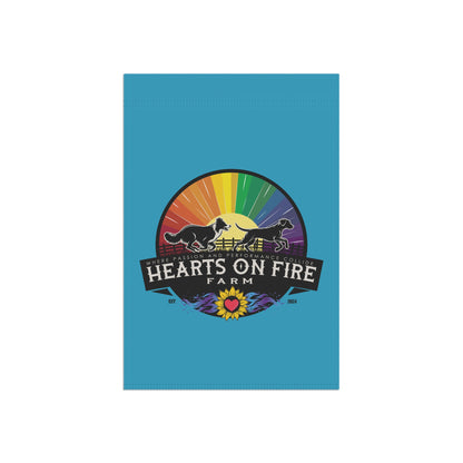 HEARTS ON FIRE Garden  Banner