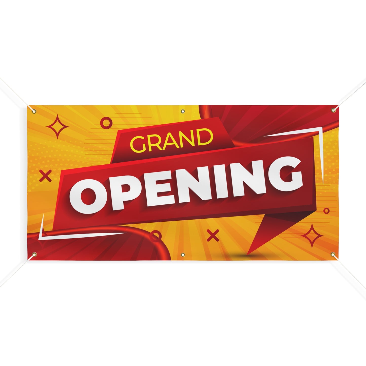 GRAND OPENING 2 Matte Banner