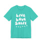 LIVE LOVE SNIFF  Unisex Jersey Short Sleeve Tee - BARN HUNT SHIRT
