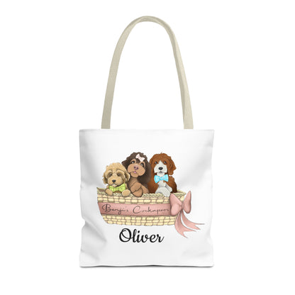 Oliver  Benjis Cockapoos Tote Bag