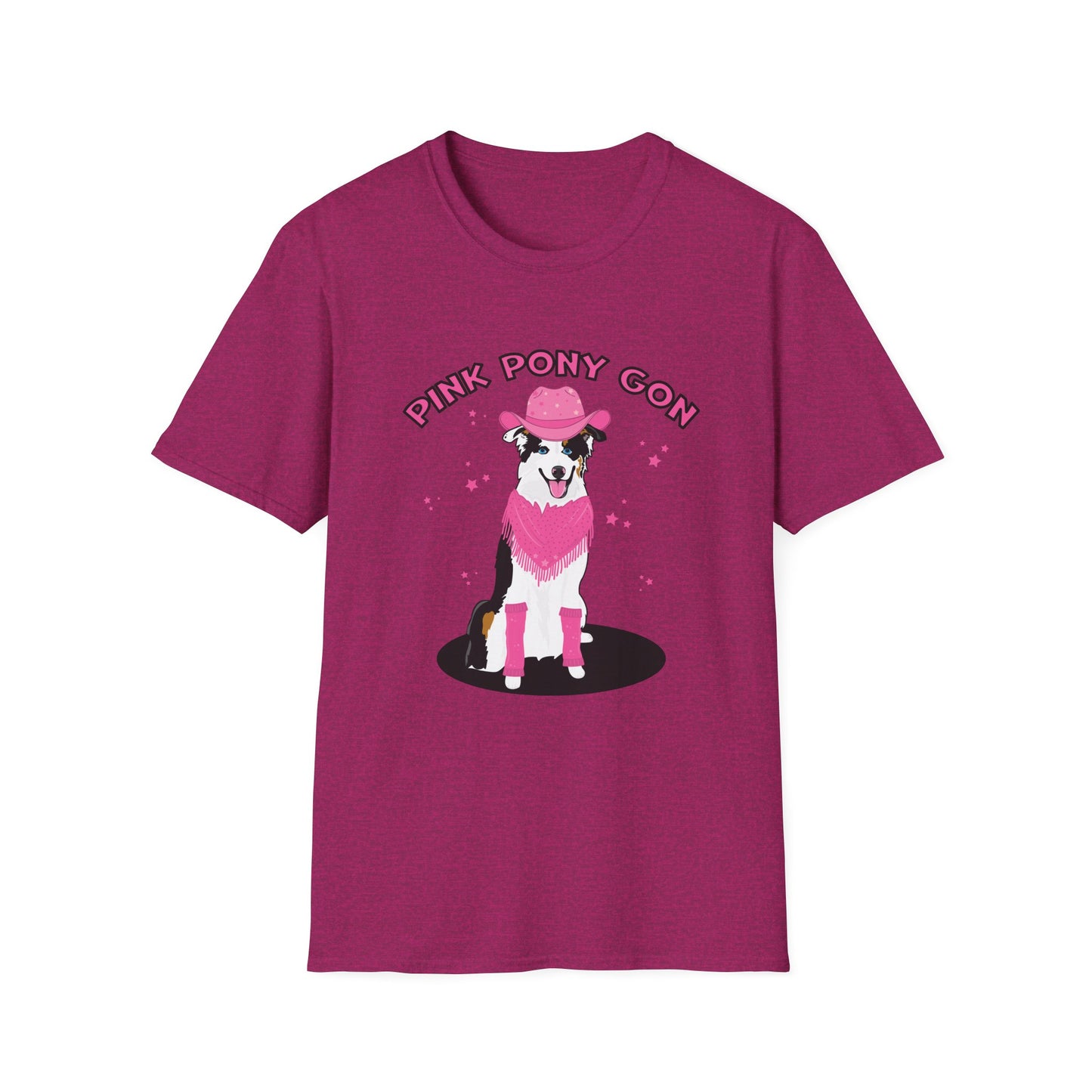 pink pony Unisex Softstyle T-Shirt