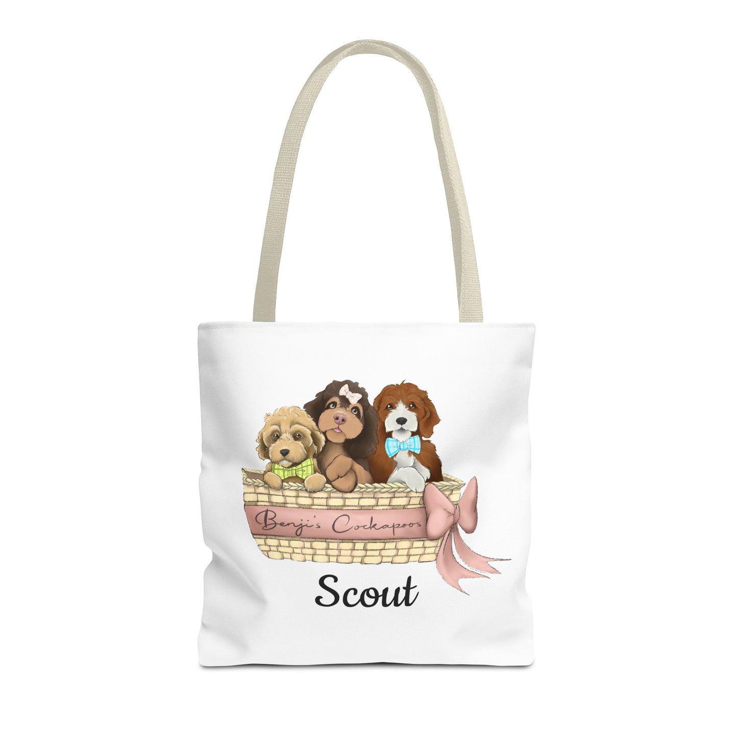 Scout  Benjis Cockapoos Tote Bag