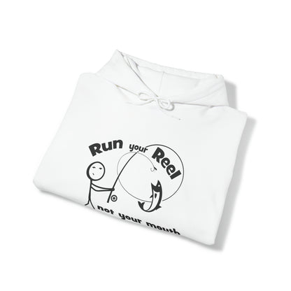 RUN YOUR REEL - 7 Unisex Heavy Blend™ Hooded Sweatshirt