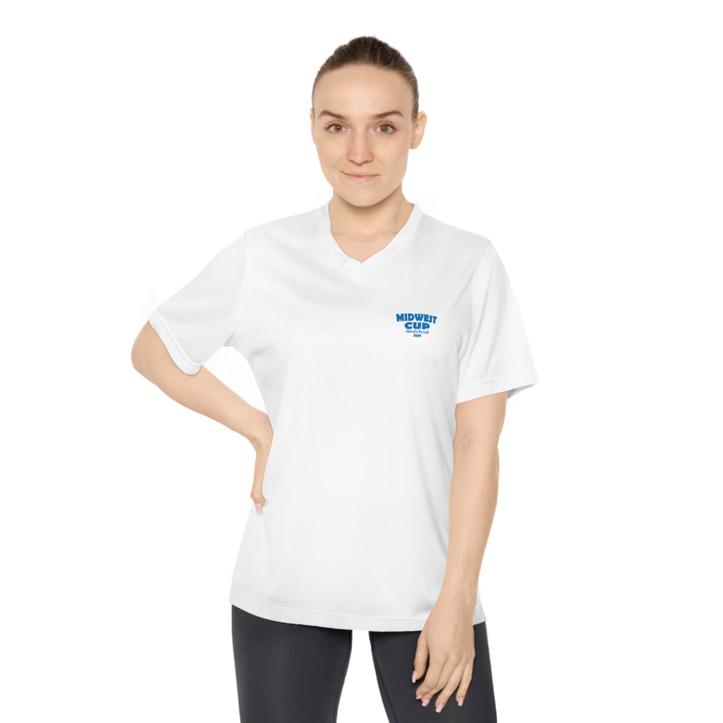 UKI MIDWEST CUP Women's Performance V-Neck T-Shirt