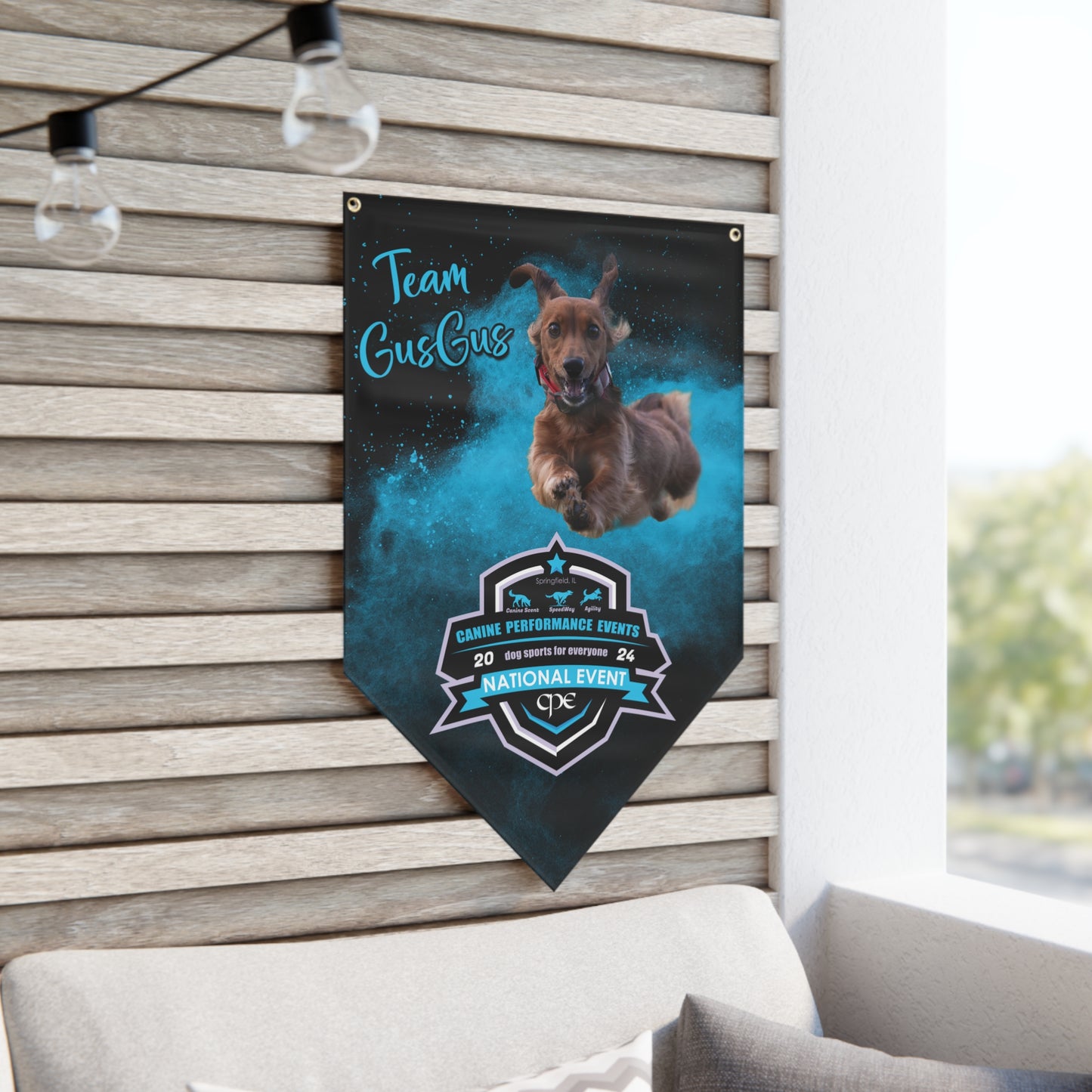 gus gus 2 Pennant Banner