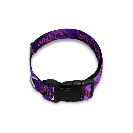 BORDER WHIPPET Collar - Graffiti Style