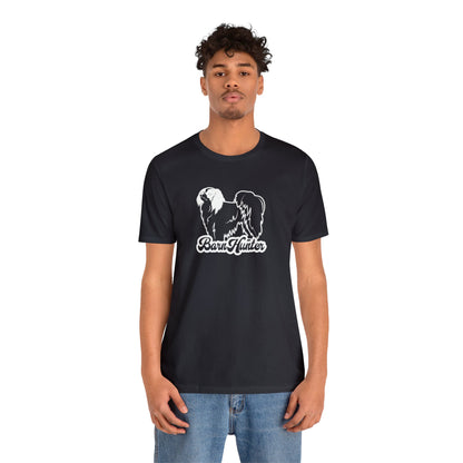 Phalene (Papillon) Barn Hunt3  - Unisex Jersey Short Sleeve Tee