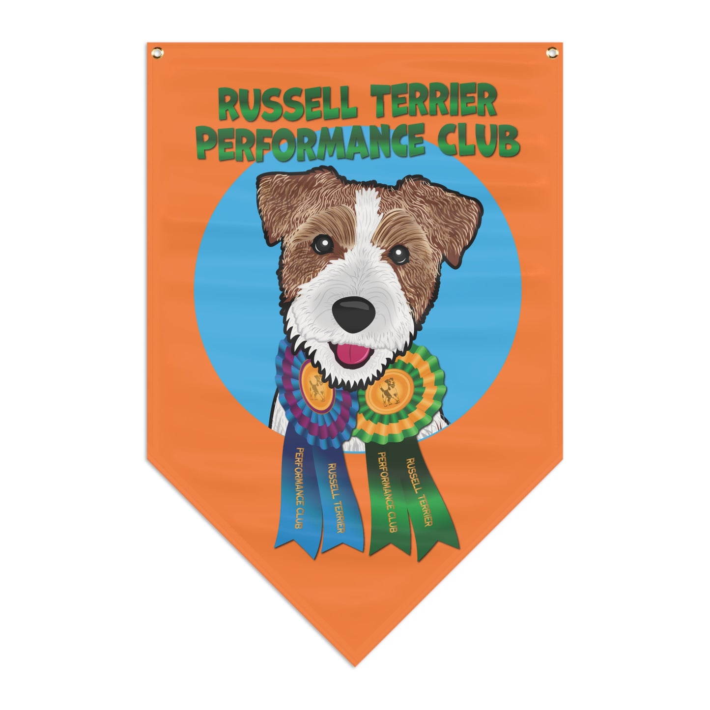 RUSSELL TERRIER PERFORMANCE CLUB Pennant Banner