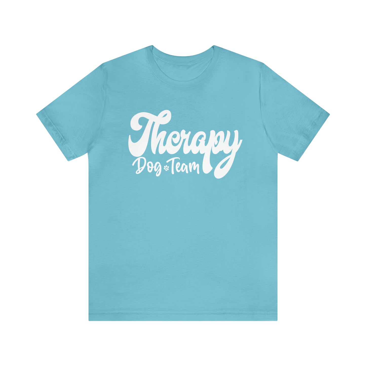 THERAPY  DOG TEAM  - 2 Unisex Jersey Short Sleeve Tee