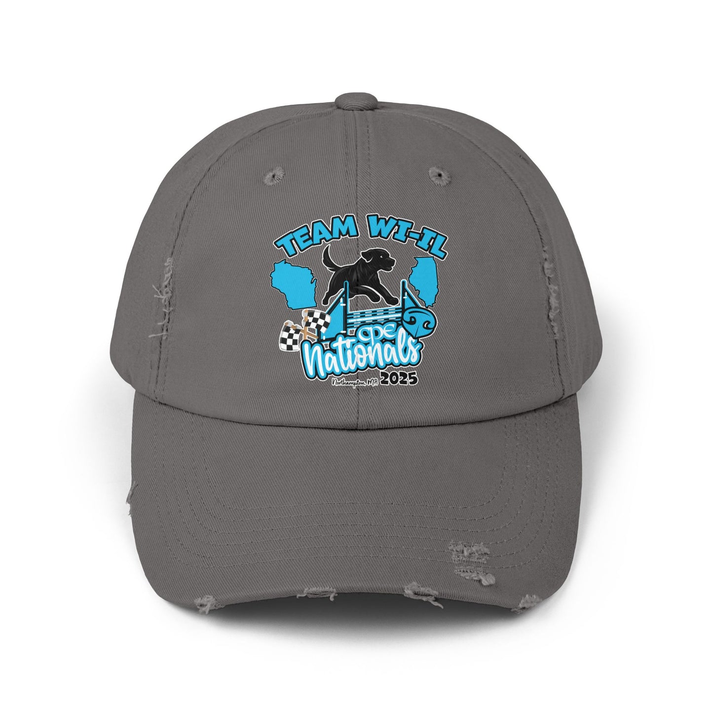 TEAM WI-IL CPE Unisex Distressed Cap