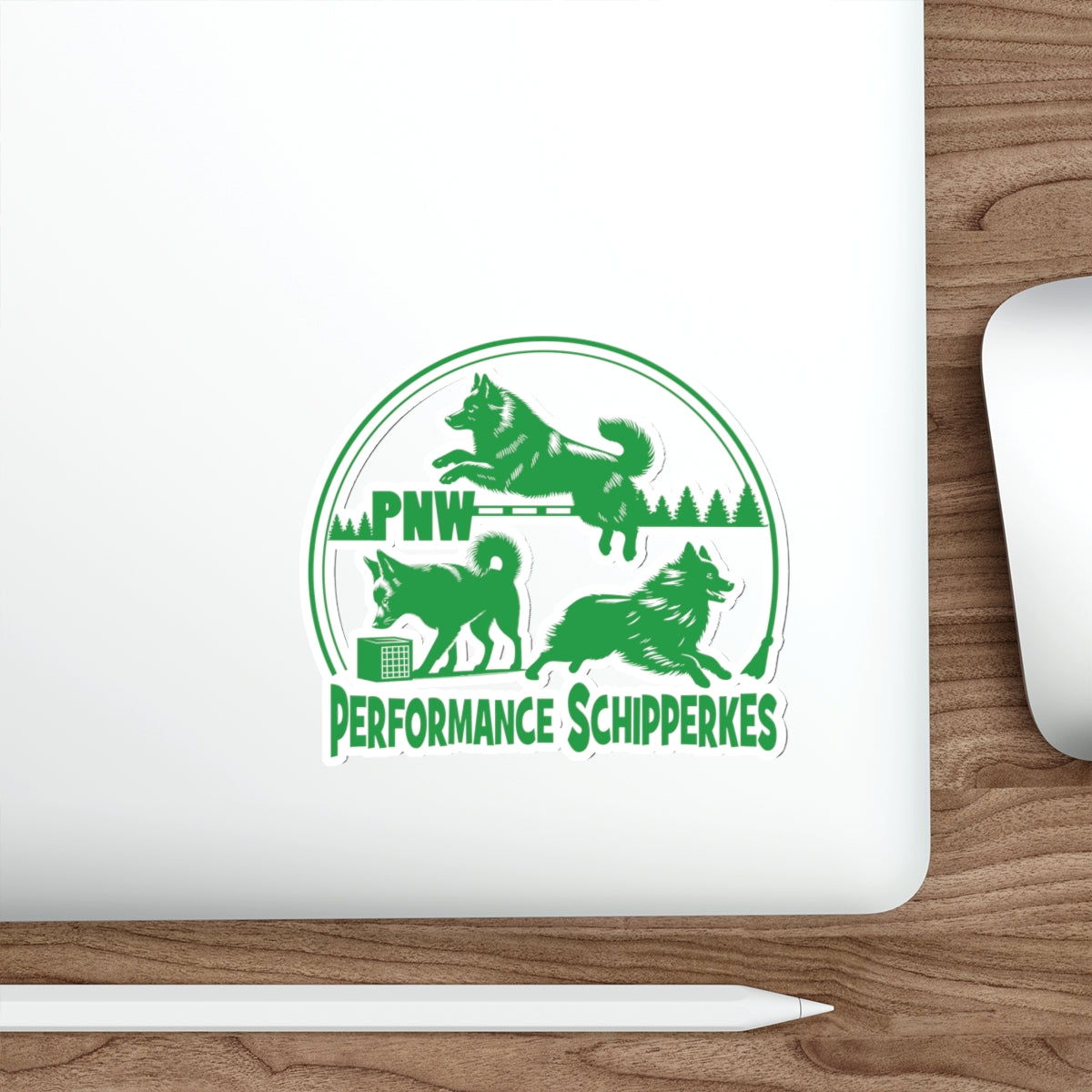 PNW Schipperkes  Die-Cut Stickers