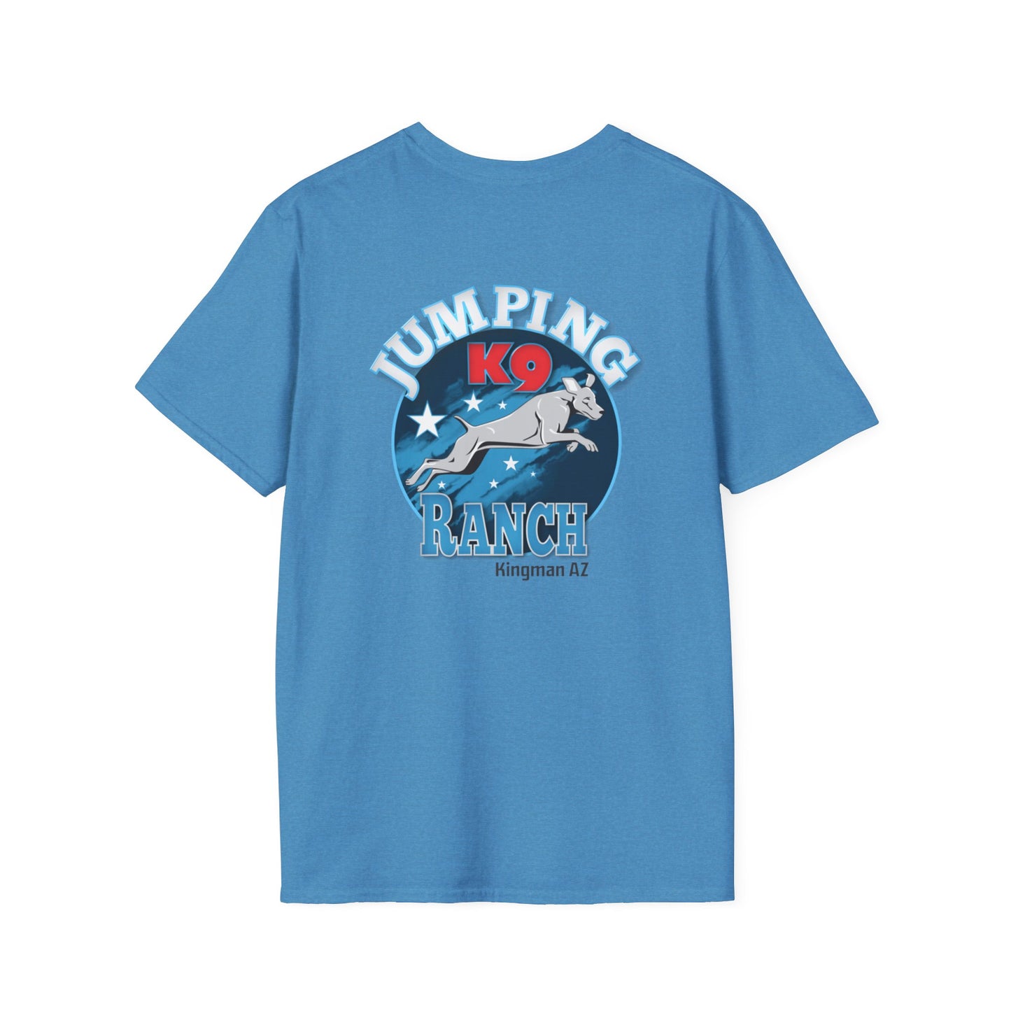 Jumping K9 Ranch  Unisex Softstyle T-Shirt