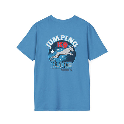 Jumping K9 Ranch  Unisex Softstyle T-Shirt