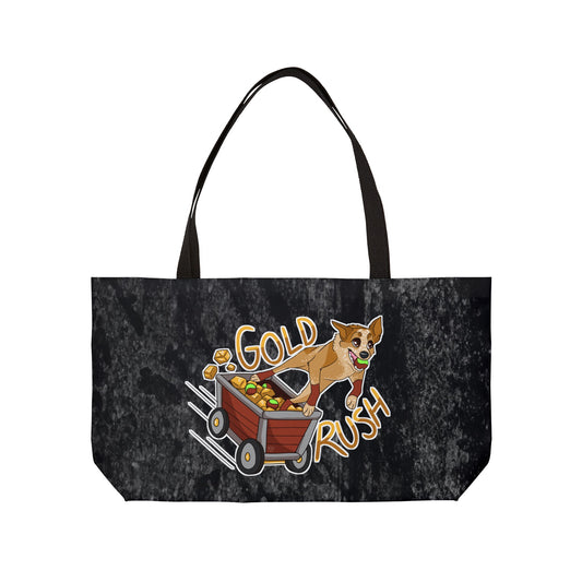 GOLD RUSH FLYBALL Weekender Tote Bag