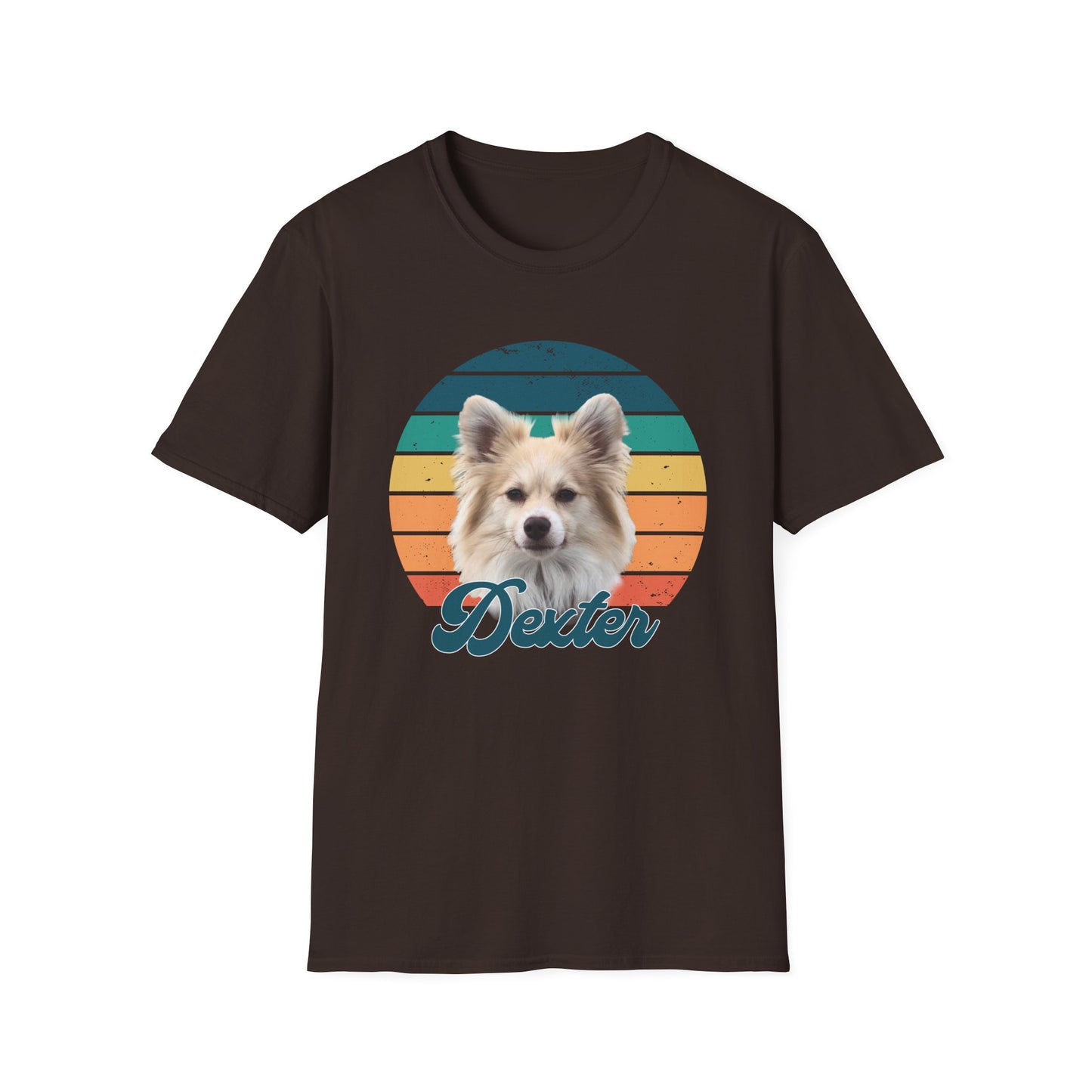 RETRO SUNSET DEXTER Unisex Softstyle T-Shirt