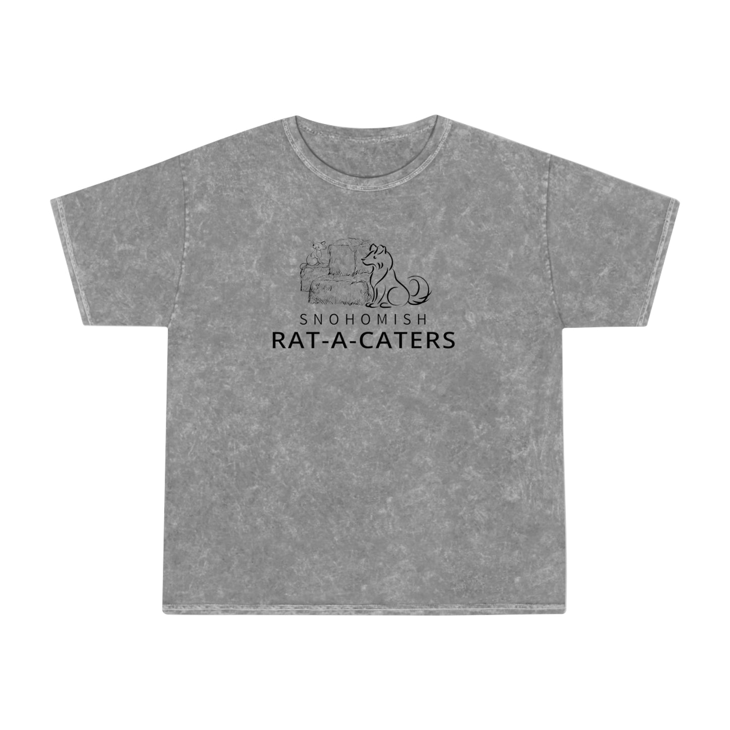 RAT-A-CATCHERS Unisex Mineral Wash T-Shirt