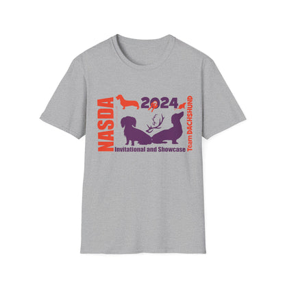 NASDA  - TEAM Dachshund2  Unisex Softstyle T-Shirt