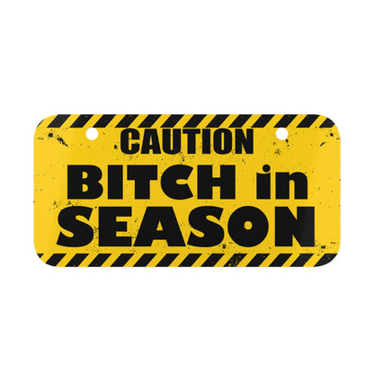 CAUTION, IN SEASON - Yellow - Crate Plate