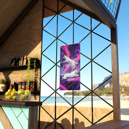 Ella and Monroe Vertical Matte Banner