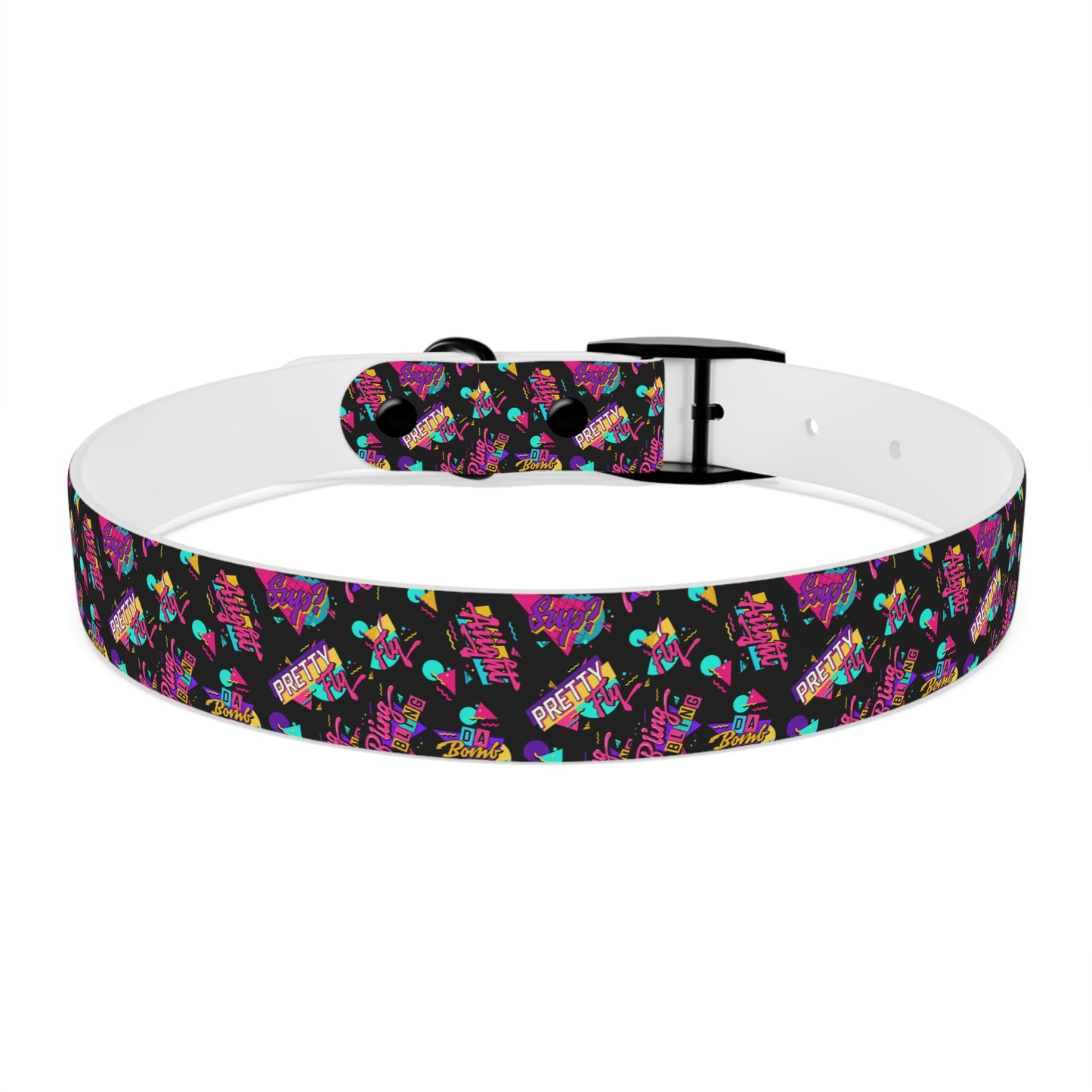 PRETTY FLY 90s  Dog Collar