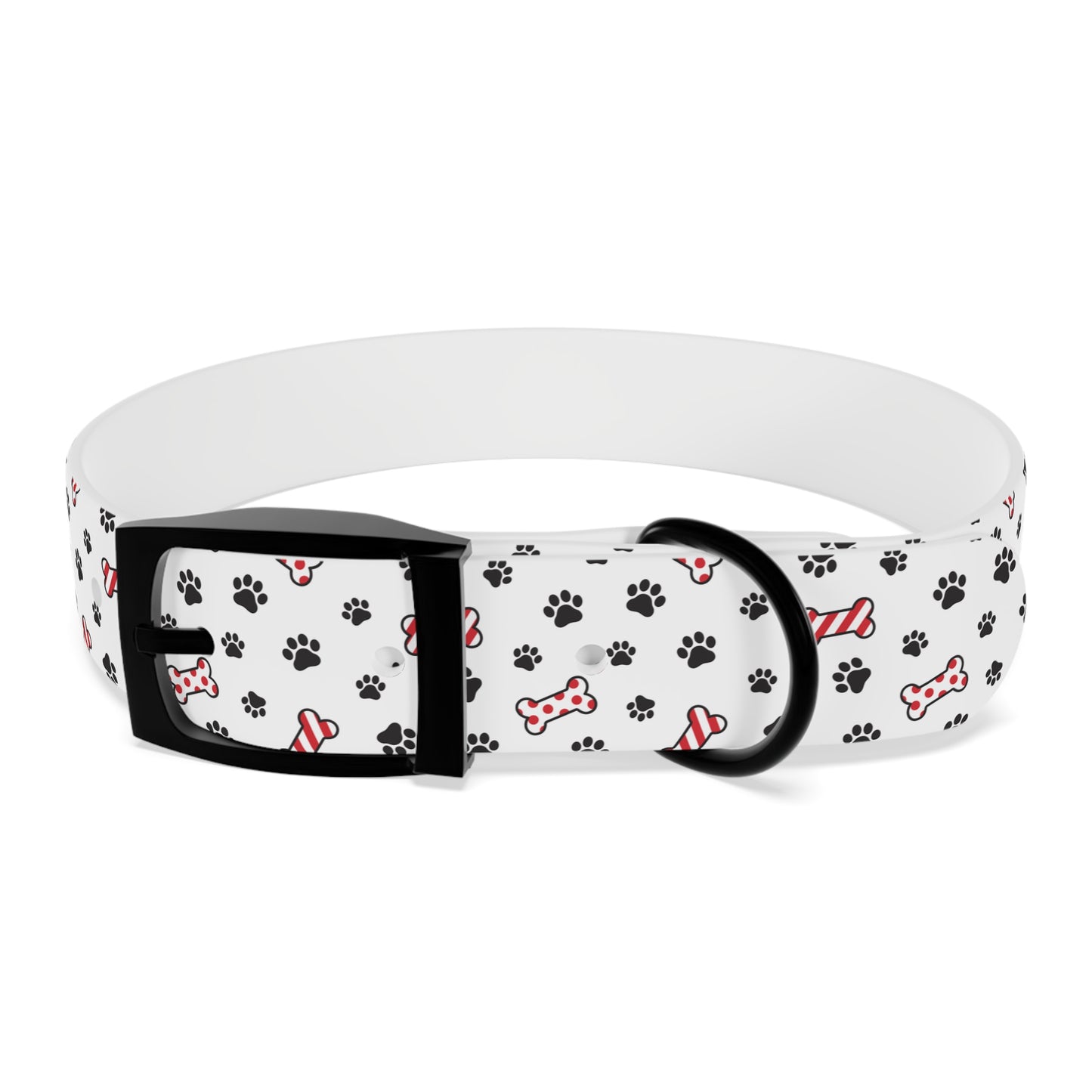 HOLIDAY BONES PAWS  Dog Collar