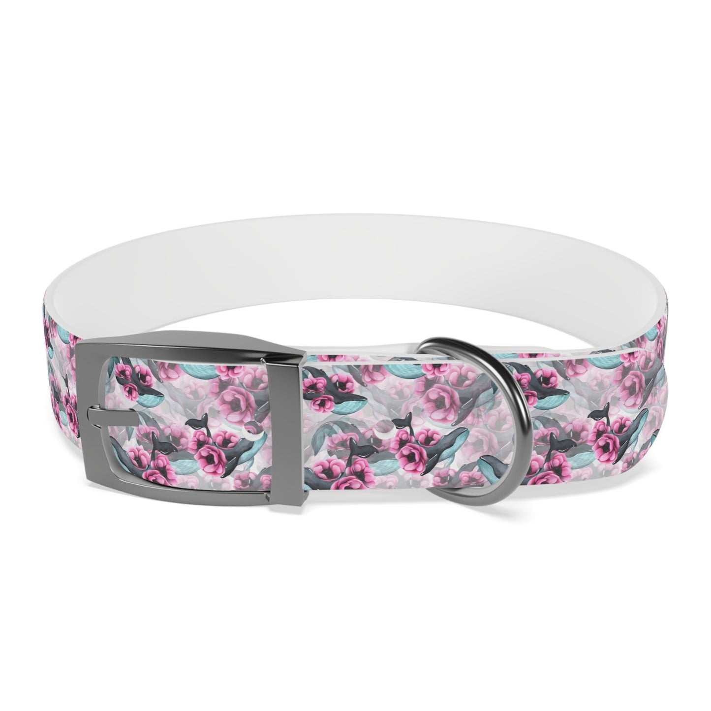 FLORAL ORCA  Dog Collar