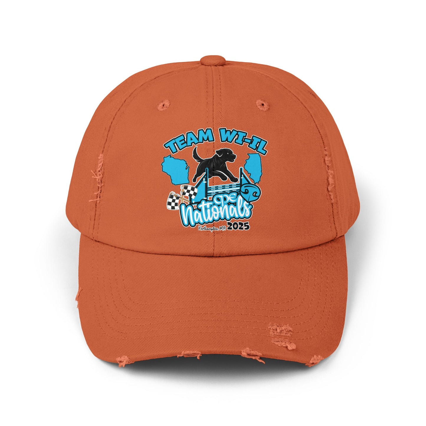 TEAM WI-IL CPE Unisex Distressed Cap