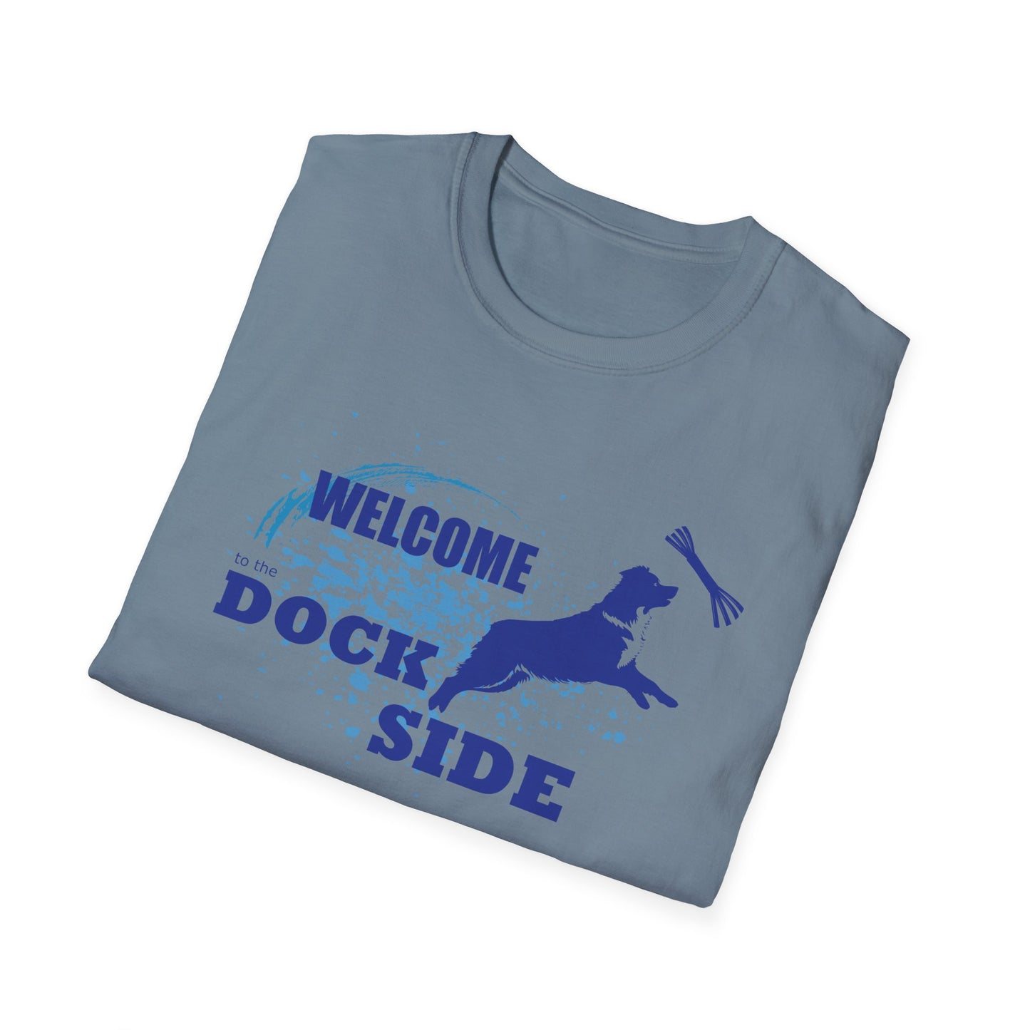 WELCOME TO DOCK SIDE -AUSSIE Unisex Softstyle T-Shirt