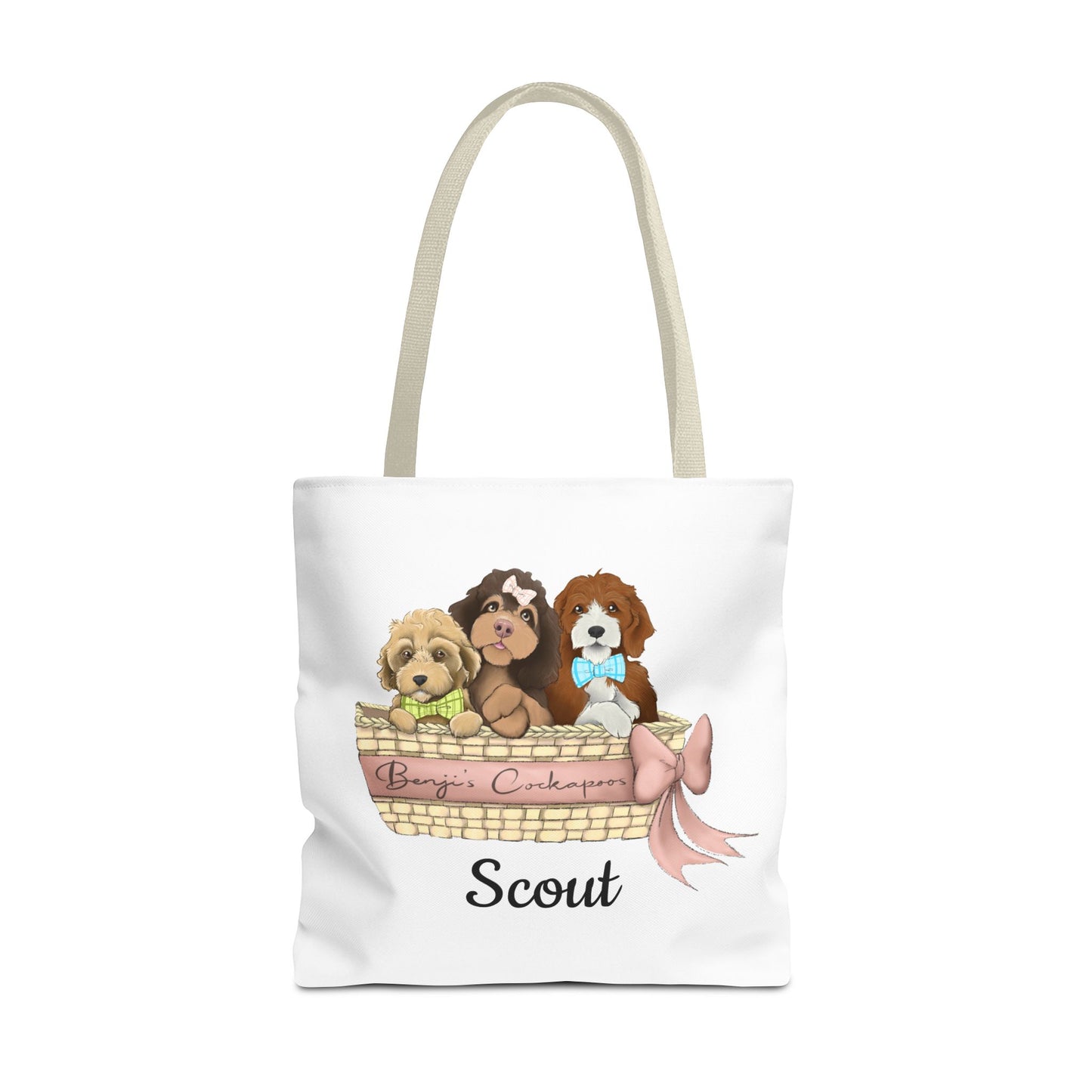 Scout  Benjis Cockapoos Tote Bag