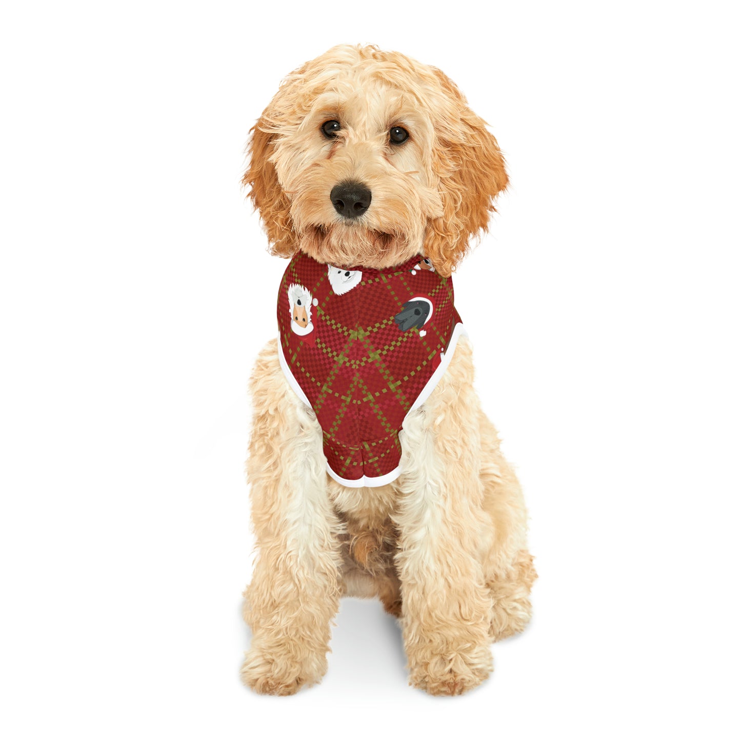 PLAID HOLIDAY DOGS 2 Pet Hoodie