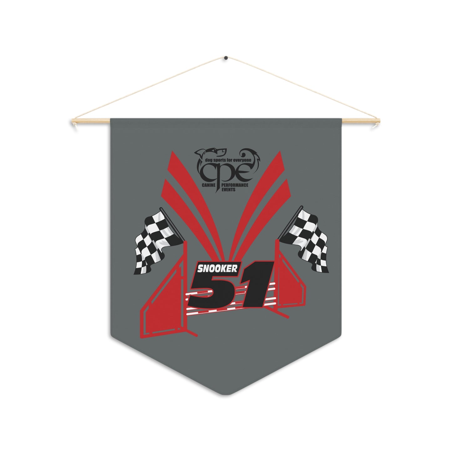 Copy of CPE SNOOKER 51 SMALL Pennant