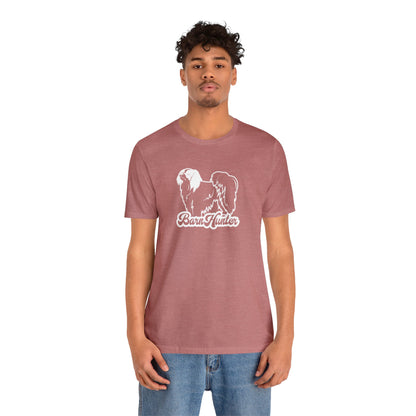 Phalene (Papillon) Barn Hunt3  - Unisex Jersey Short Sleeve Tee