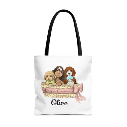 OLIVE Benjis Cockapoos Tote Bag