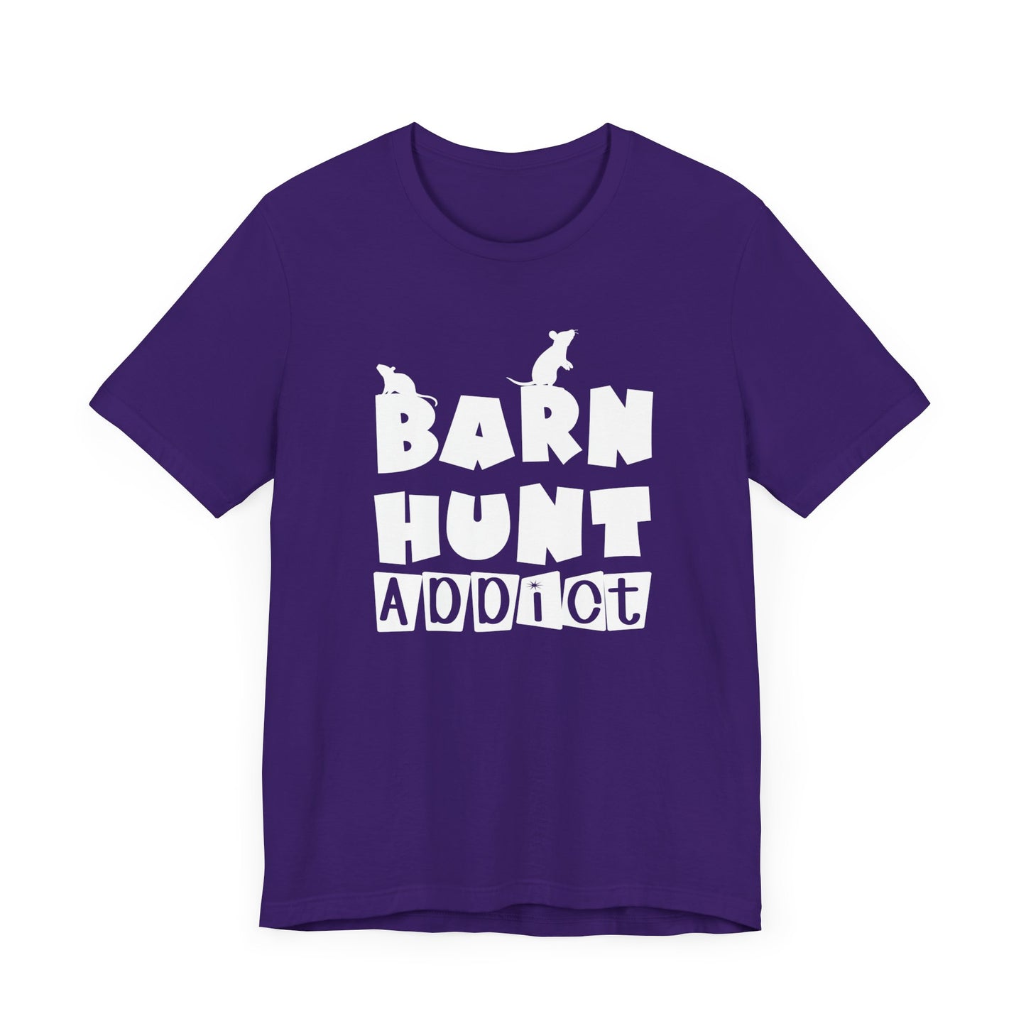 BARN HUNT ADDICT Unisex Jersey Short Sleeve Tee - BARN HUNT SHIRT